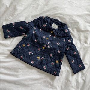 💐 Janie and Jack Floral Quilted Jacket